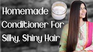 Homemade Conditioner for Silky Shiny Long HairChemical Free Natural Conditioner  Ghazal Siddique [upl. by Seditsira]