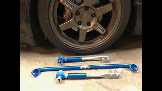 Tension Rod Install On R32 Skyline and RB25 Swap Update [upl. by Nahtanohj]