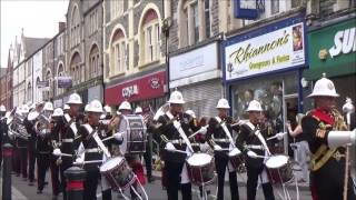 The Band of HM Royal Marines Plymouth  HMS Cambria Freedom of the Vale of Glamorgan Parade [upl. by Verine]