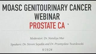 Genitourinary Cancer Webinar [upl. by Tallie]