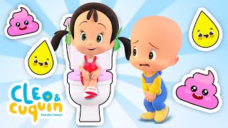 Aprendiendo a ir al baño  Canción infantil para bebés con Cleo y Cuquín [upl. by Laufer428]