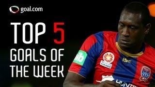 Top 5 Goals ALeague  HESKEY Scores [upl. by Eeliak]