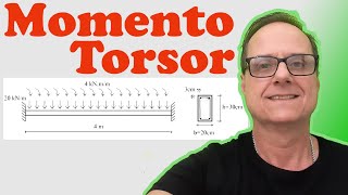 Concreto  Análise de vigas submetidas a momento de torção [upl. by Akeylah]