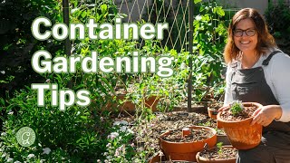 Master Container Gardening with These Tips [upl. by Wiltz429]