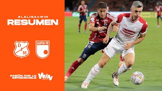 Medellín vs Santa Fe resumen y goles  Liga BetPlay Dimayor 2024 1  Fecha 5 [upl. by Bamford]