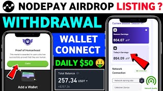 Nodepay airdrop listing date  Nodepay Airdrop new update  Nodepay airdrop Wallet connect [upl. by Ollayos]