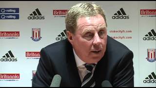 Redknapp rages at referee after Stoke loss [upl. by Aran]