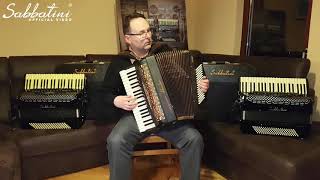 Sabbatini accordion model quotUnlimitedquot demo 1 by Mihalj Ivkovic Official video [upl. by Abdul]