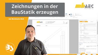 mbinar 2417  BauStatik Zeichnungen in der BauStatik erzeugen Level C [upl. by Erdnassak]