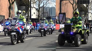 NN Marathon Rotterdam 2022  Binnenkomst laatste loper onder Politie amp Ambulance begeleiding [upl. by Anaya]