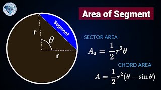 General Formula for Area of Segment in a Circle [upl. by Airlie]