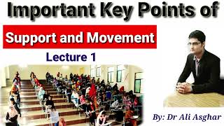 Most Important MDCAT Points of Support and Movement Lecture 1 [upl. by Eileen44]