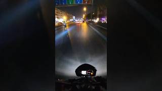 Night Ride On Triumph Street Triple 675 [upl. by Jairia472]