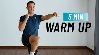 5 MIN WARM UP  Do This Before Your Home or Gym Workouts [upl. by Pickar668]