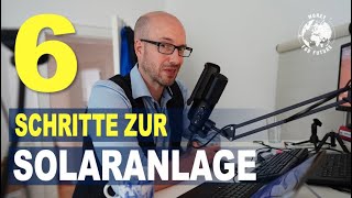 6 Schritte zur Solaranlage [upl. by Netsirhk]