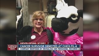 ChickfilA releases records of cancer survivor alleging discrimination [upl. by Cecilius]