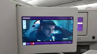 Vistara Inflight Entertainment System  Kajaria Business Cabin [upl. by Llenra]