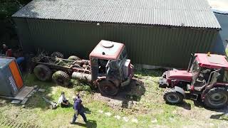 Moving Our Stuck 6x6 AEC Militant Gun Tractor [upl. by Purington]