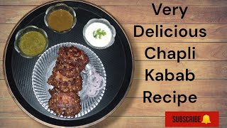 Peshawari Chapli Kabab Recipe  By Traditional Pakistani Kitchen [upl. by Nave369]