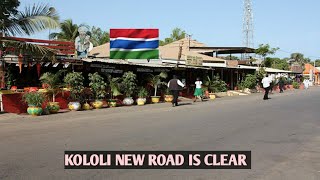 Kololi New Road after operations clear the roads [upl. by Darrey860]