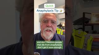 Quick Anaphylaxis Tip [upl. by Calore588]