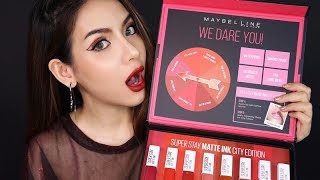 ♡ SWATCH amp REVIEW  SON MAYBELLINE SUPER STAY MATTE INK  CITY EDITION  Mai Ngọc ♡ [upl. by Buffo]