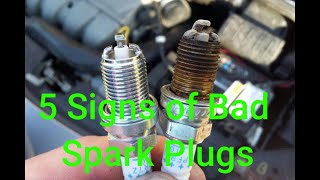 5 Signs of Bad Spark Plugs [upl. by Karli391]