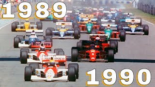 F1 Onboard Cameras  Senna Prost Piquet [upl. by Enitram847]