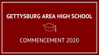 Gettysburg Area High School  Commencement 2020 [upl. by Rafaela]