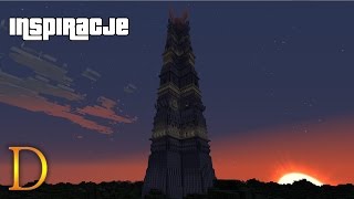 MINECRAFT INSPIRACJE 7  Wieża Isengard z filmu quotWładca Pierścieniquot [upl. by Ivetts]