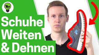 Schuhe Weiten amp Dehnen ✅ TOP ANLEITUNG Wie Eine Nummer Größer Machen 👉 Schuh zu Klein amp Drücken [upl. by Sillig]