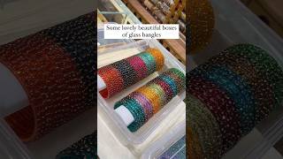 Glass bangle boxes on website bangles glass colourful traditionalwear indianfashion wedding [upl. by Aniles]