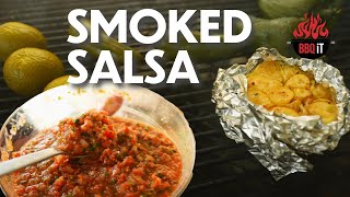 SMOKED SALSA  HowTo Make it Perfect  ON A WEBER KETTLE [upl. by Cristobal]