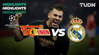 FC Union Berlin vs Madrid  HIGHLIGHTS  UEFA Champions League 202324  TUDN [upl. by Nivalc]