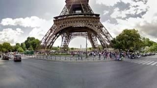 Eiffel Tower Paris HD  360 Degree View [upl. by Atinoj794]