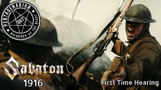 First Time Hearing  Sabaton  1916  Pentagenarian Veteran Reacts [upl. by Intirb]