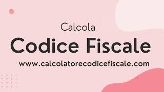 Come Calcolare il Codice Fiscale Italiano Online Calcolatore Codice Fiscale 2022 [upl. by Augie564]