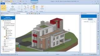 Intégration BIM du modèle architectural avec calcul de la structure et le métré [upl. by Booze]