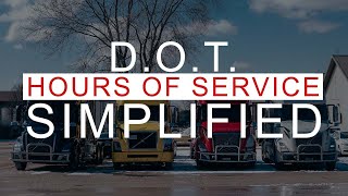 The Best Explained HOURS OF SERVICE Rules With Examples [upl. by Mesics]