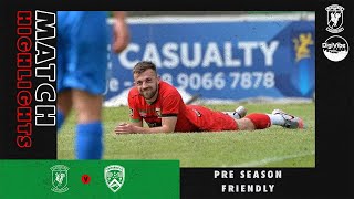 Glentoran vs Coleraine  27th June 2021 [upl. by Euqnom]