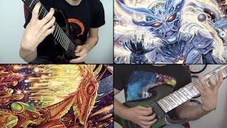 Rings of Saturn Godless Times Lucas Mann amp Miles Dimitri Baker LIVE Guitar Playthrough [upl. by Ahter134]