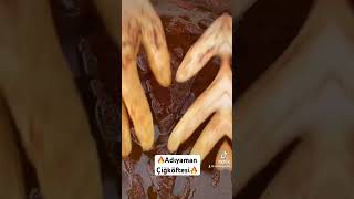 Zeytinyağlı has Adıyaman Çiğköftesi🔥 Tatmayan anlamaz food cigkofte çiğköftetarifi adıyaman ♥️ [upl. by Noraed]