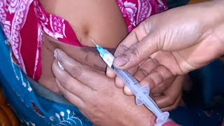 Arm injection IM Soma Ject Injection Push √√ Injection Videoজন্মবিরতিকরণ ইনজেকশন 24 Ep 132 [upl. by Rett208]