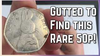 Flip Flopping Flopsy AGAIN Rare 50p Coin Hunting [upl. by Pilloff359]