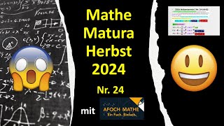 Matura 2024 Nebentermin 1 Herbst Nr 24 Experiment [upl. by Ruzich]