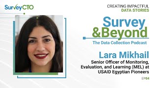 Creating Impactful Data Stories with Lara Mikhail of USAID Egyptian Pioneers [upl. by Laamak]