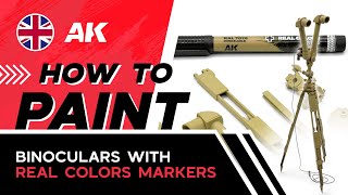 HOW TO PAINT BINOCULARS  REAL COLORS MARKERS  RUBÉN GONZÁLEZ [upl. by Yerxa678]