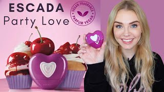 NEW ESCADA PARTY LOVE PERFUME REVIEW  vs CANDY LOVE vs FAIRY LOVE vs SHOW ME LOVE  Soki London [upl. by Nirrej]