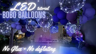 How To Fill A Clear Bobo Balloon With Small Mini Balloons Inside  TUTORIAL with Balloons by Lolas [upl. by Ottie]