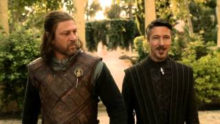 Ned and Littlefinger  Distrusting me was the wisest thing youve done  Game of Thrones 1x04 HD [upl. by Cibis]